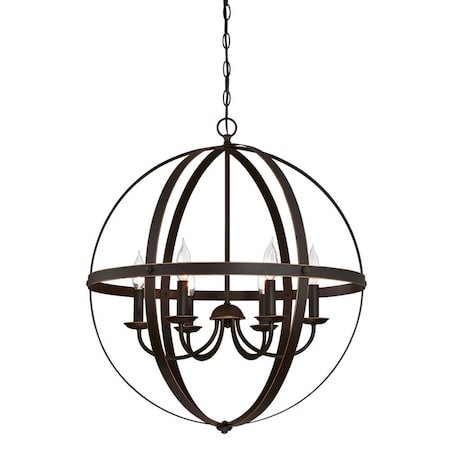 Westinghouse Six-Light Indoor LED Chandelier ORB 6328200